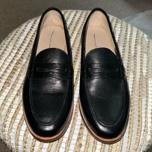 Women’s J Crew Penny Loafer Shoes Black
